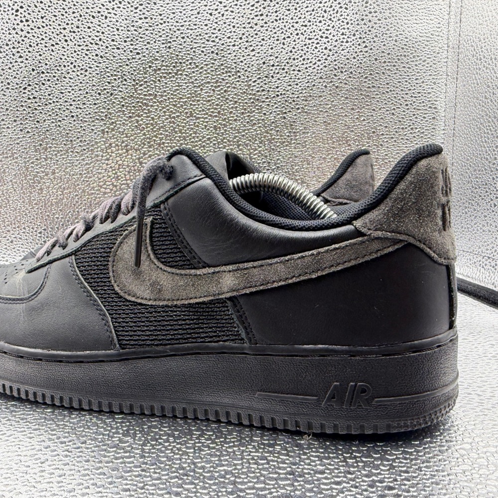 Size 11 Nike Slam Jam x Air Force 1 Low Mens Black Excellent DX5590-001 Suede - Picture 7 of 12